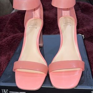 I.N.C Pink Vinyl Makennap Sandal